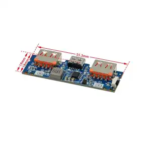 Modulo Power Bank 2.4A miniatura 2